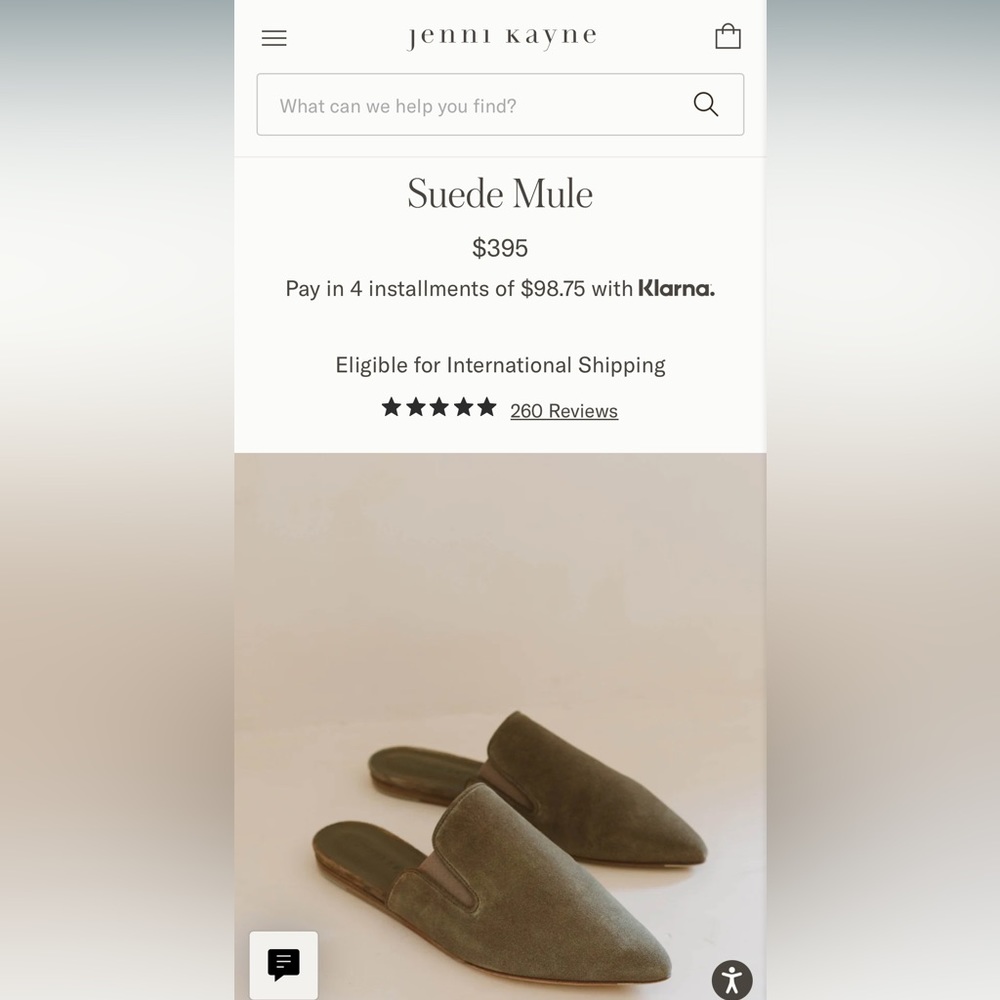 JENNI KAYNE Suede Mule